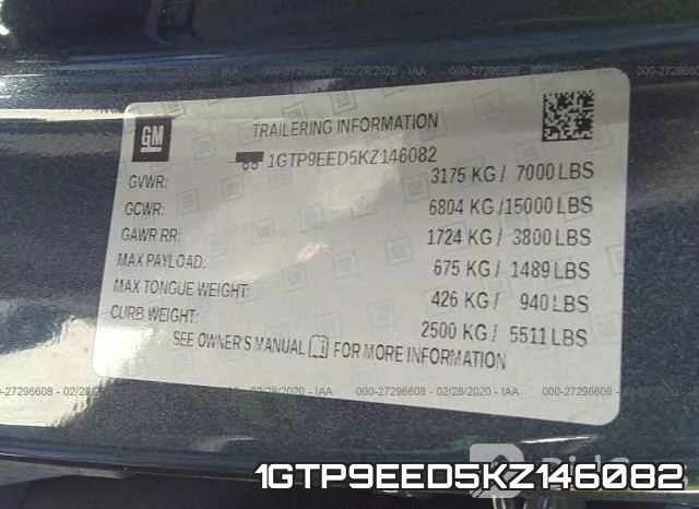 1GTP9EED5KZ146082 фото 6