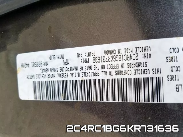 2C4RC1BG6KR731636 фото 2