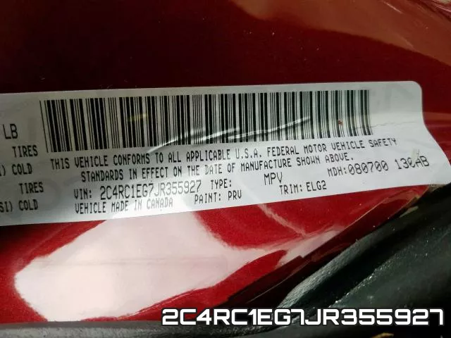 2C4RC1EG7JR355927 фото 2