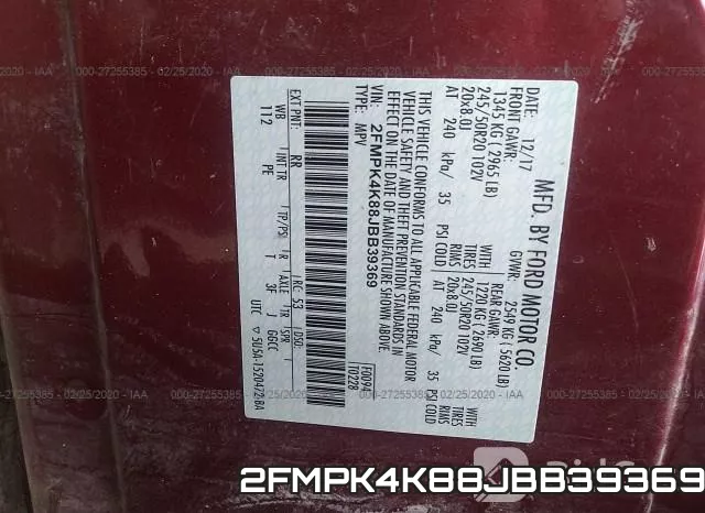 2FMPK4K88JBB39369 фото 10