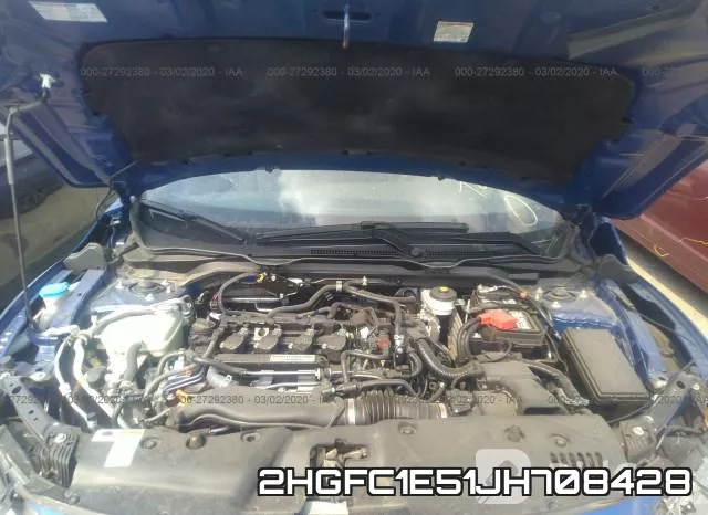 2HGFC1E51JH708428 фото 2