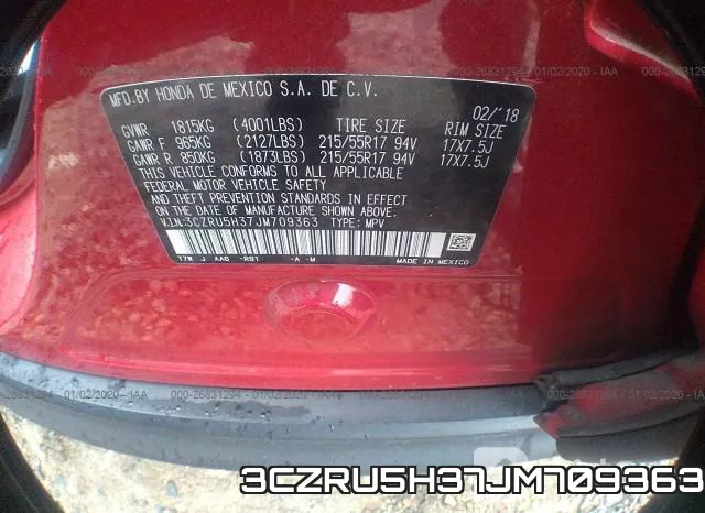3CZRU5H37JM709363 фото 9