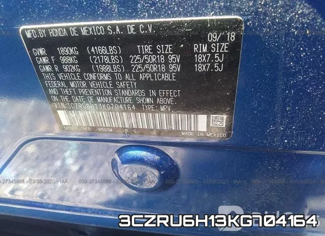 3CZRU6H13KG704164 фото 10