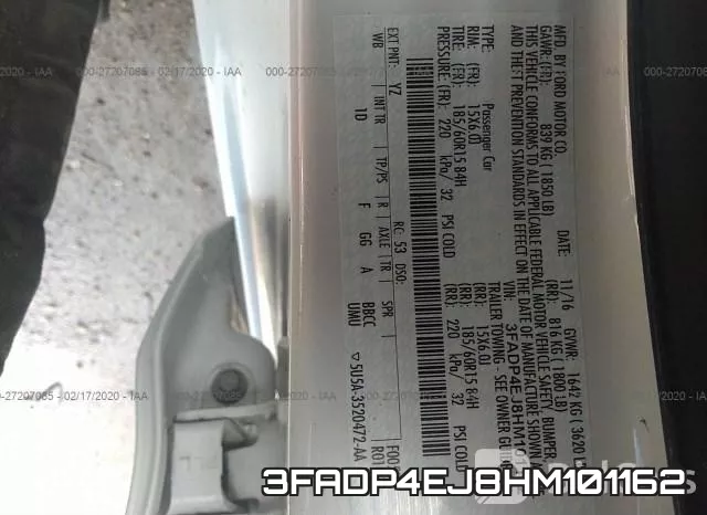 3FADP4EJ8HM101162 фото 10