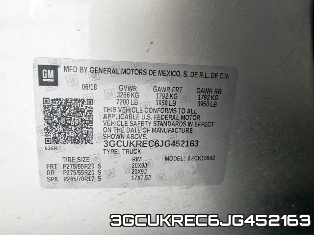 3GCUKREC6JG452163 фото 2
