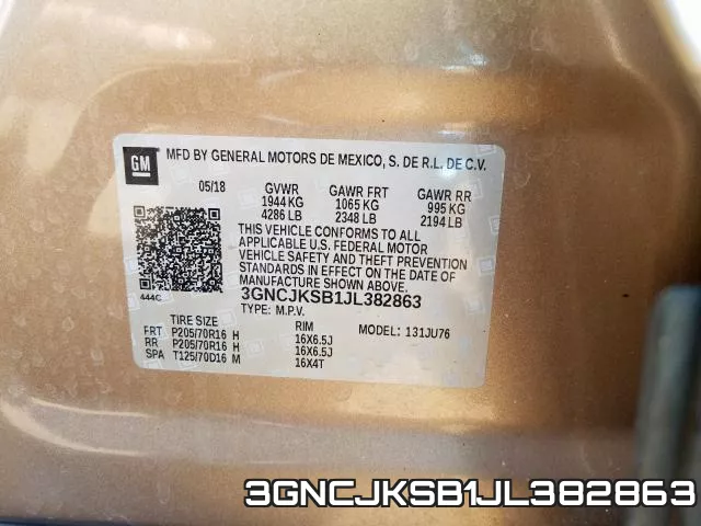 3GNCJKSB1JL382863 фото 2