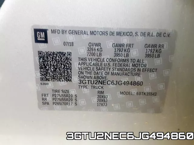 3GTU2NEC6JG494860 фото 2