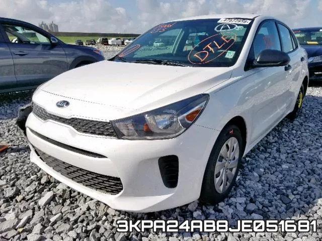3KPA24AB8JE051681 фото 2