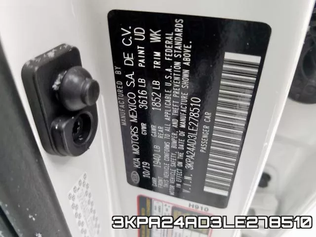 3KPA24AD3LE278510 фото 2