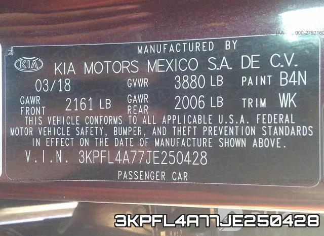 3KPFL4A77JE250428 фото 8