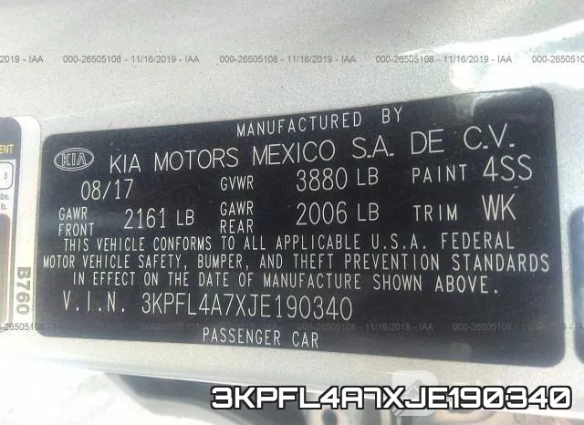 3KPFL4A7XJE190340 фото 3