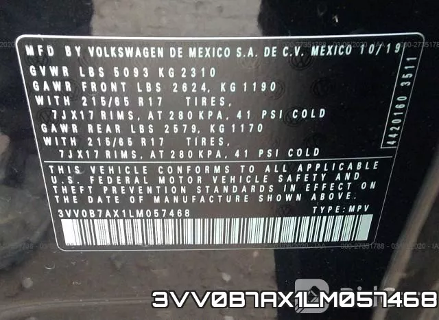 3VV0B7AX1LM057468 фото 6