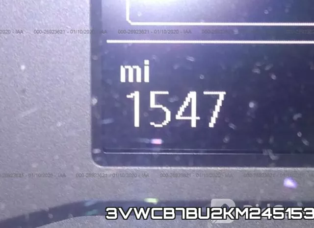 3VWCB7BU2KM245153 фото 8
