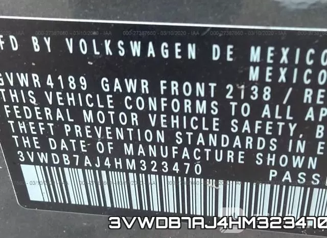 3VWDB7AJ4HM323470 фото 6