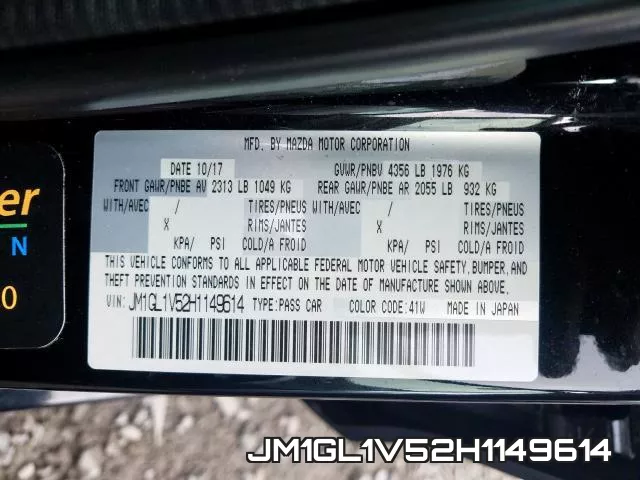 JM1GL1V52H1149614 фото 2