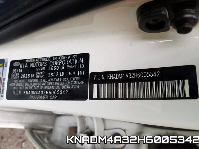 KNADM4A32H6005342 фото 2