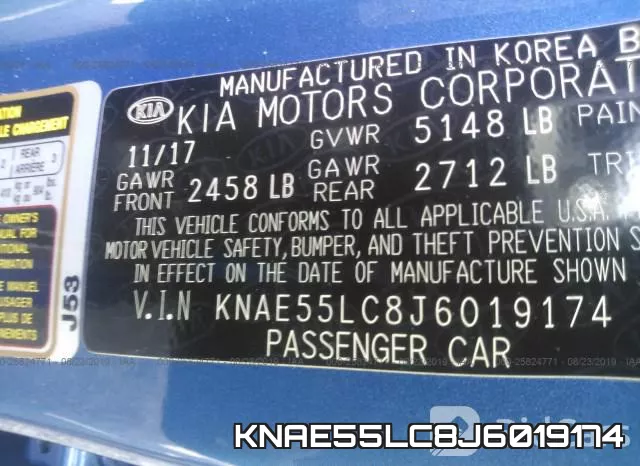 KNAE55LC8J6019174 фото 8