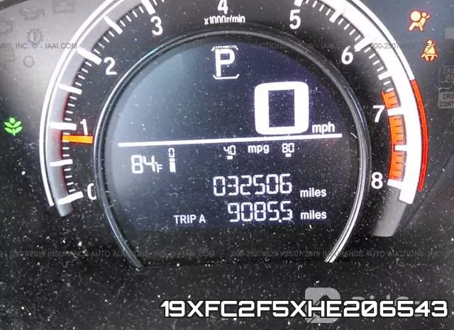19XFC2F5XHE206543 фото 8