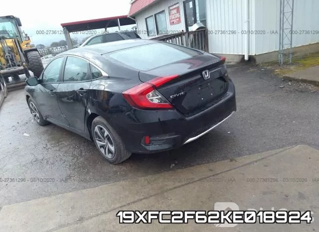 19XFC2F62KE018924 фото 3