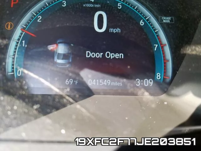 19XFC2F77JE203851 фото 6