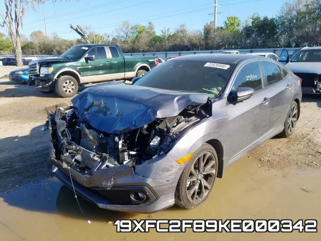 19XFC2F89KE000342 фото 2