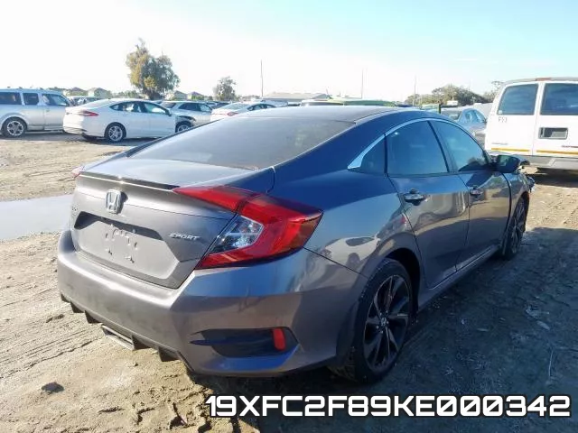 19XFC2F89KE000342 фото 3