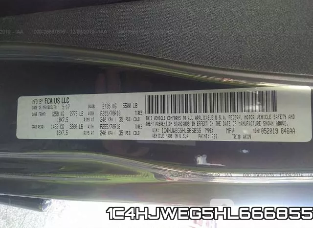 1C4HJWEG5HL666855 фото 5