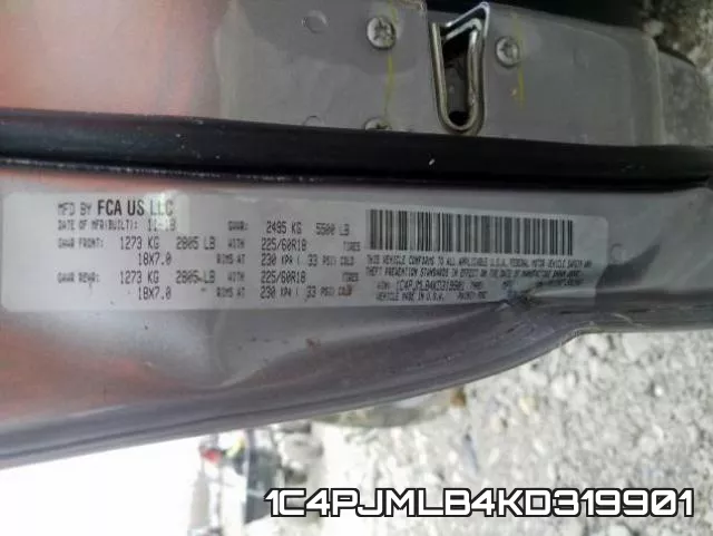 1C4PJMLB4KD319901 фото 2