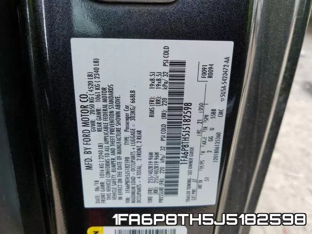 1FA6P8TH5J5182598 фото 2