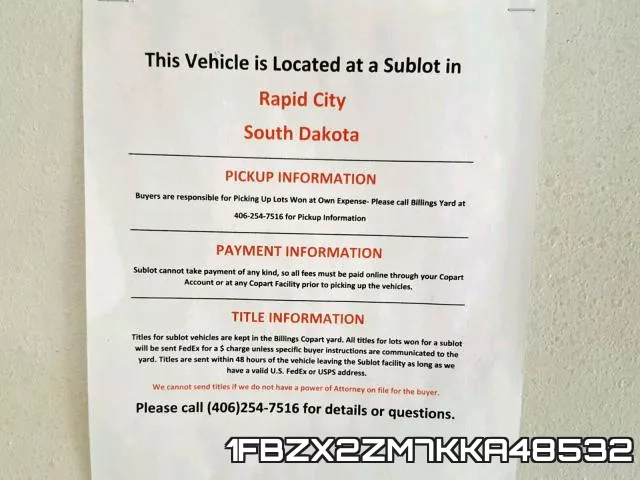 1FBZX2ZM7KKA48532 фото 10