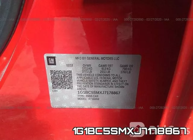 1G1BC5SMXJ7178867 фото 6