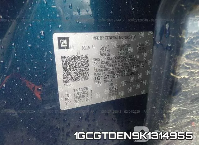 1GCGTDEN9K1314955 фото 3