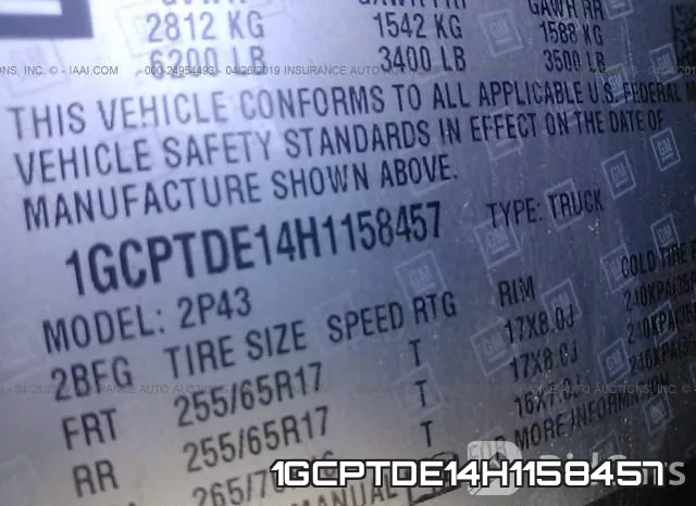 1GCPTDE14H1158457 фото 7
