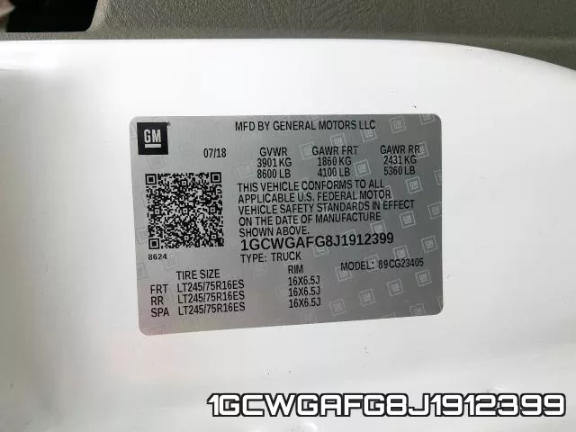 1GCWGAFG8J1912399 фото 2