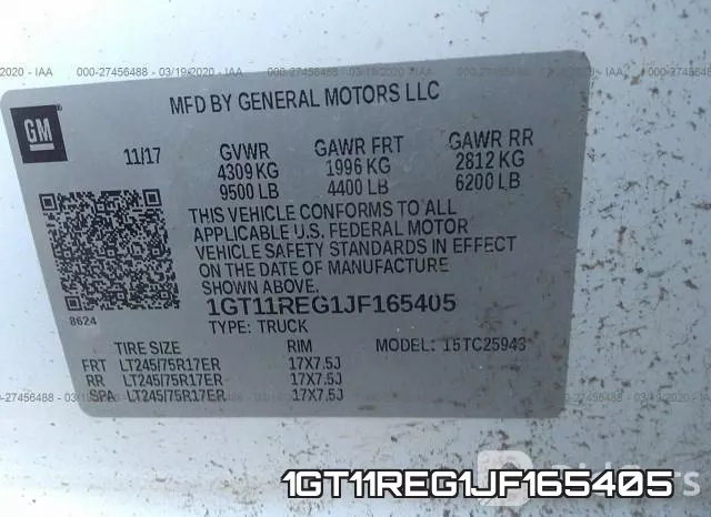 1GT11REG1JF165405 фото 10