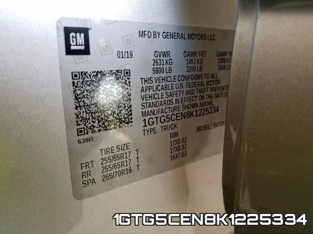 1GTG5CEN8K1225334 фото 2