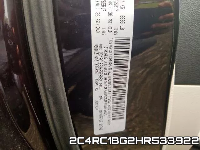 2C4RC1BG2HR533922 фото 2