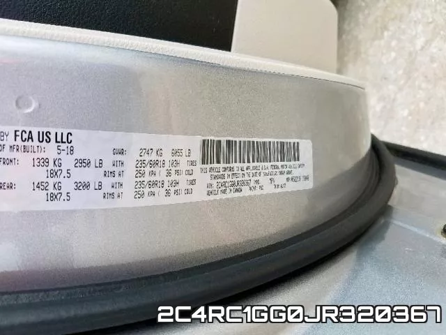2C4RC1GG0JR320367 фото 2