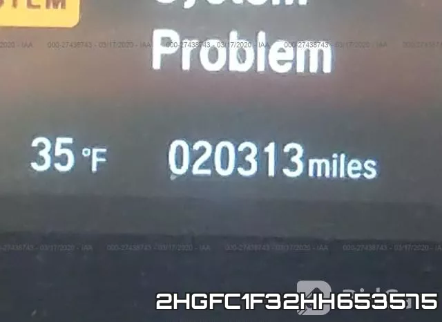 2HGFC1F32HH653575 фото 2