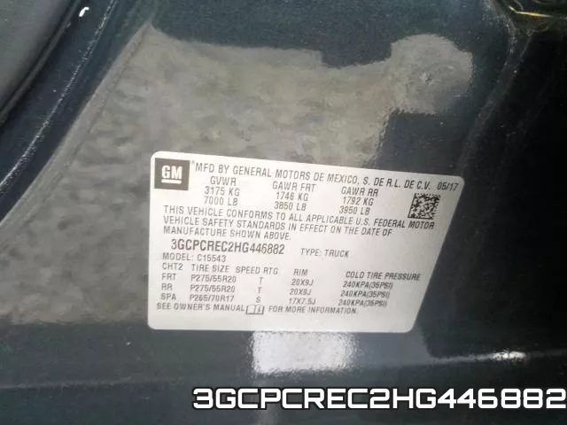 3GCPCREC2HG446882 фото 2