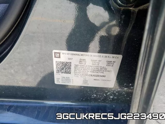 3GCUKREC5JG223490 фото 2