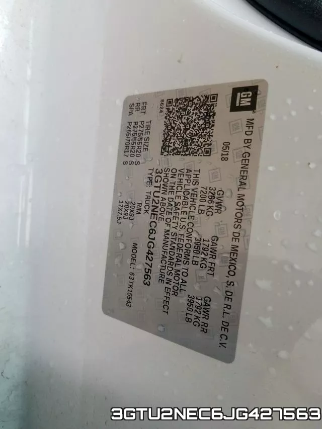 3GTU2NEC6JG427563 фото 2