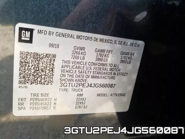 3GTU2PEJ4JG560087 фото 2