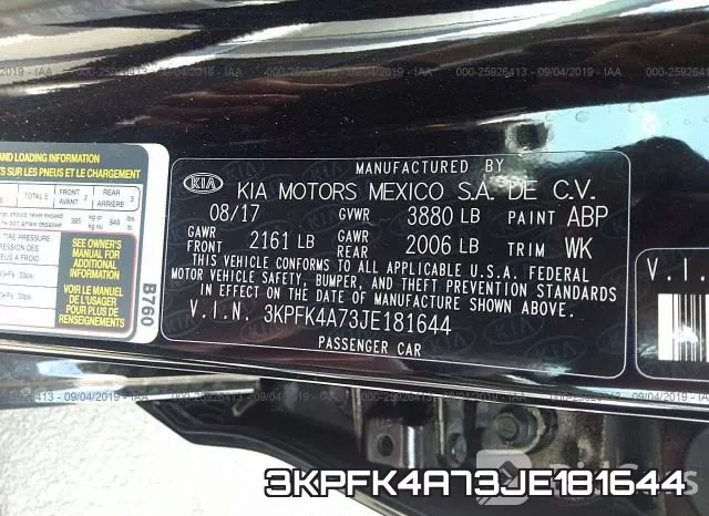 3KPFK4A73JE181644 фото 8