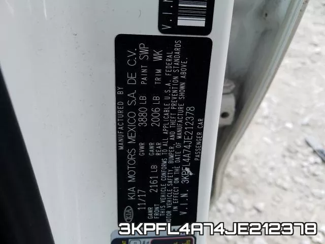 3KPFL4A74JE212378 фото 2