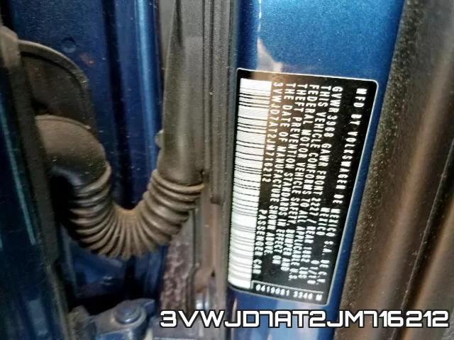 3VWJD7AT2JM716212 фото 2