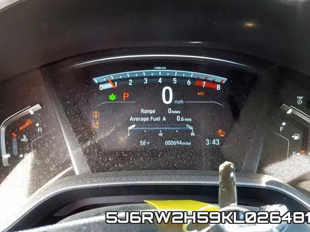 5J6RW2H59KL026481 фото 9
