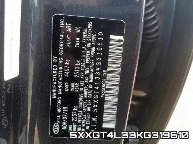 5XXGT4L33KG319610 фото 2