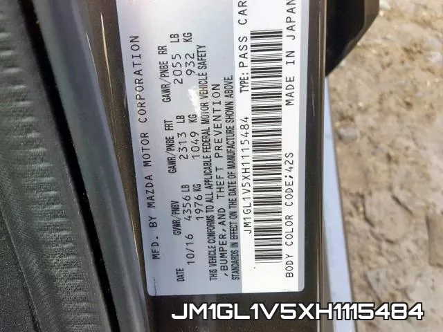 JM1GL1V5XH1115484 фото 2