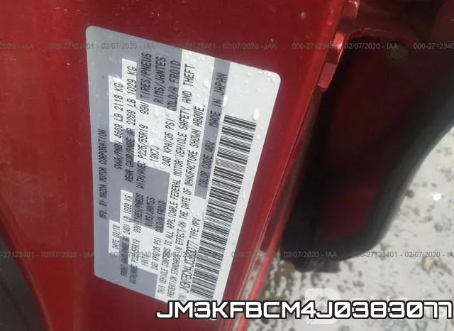 JM3KFBCM4J0383077 фото 8